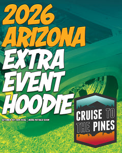 the cabs 2026 twoman tour 限定 ジップフーディー　XL 2026 AZ Event Hoodie (PICKUP ONLY) – Cruise To The Pines