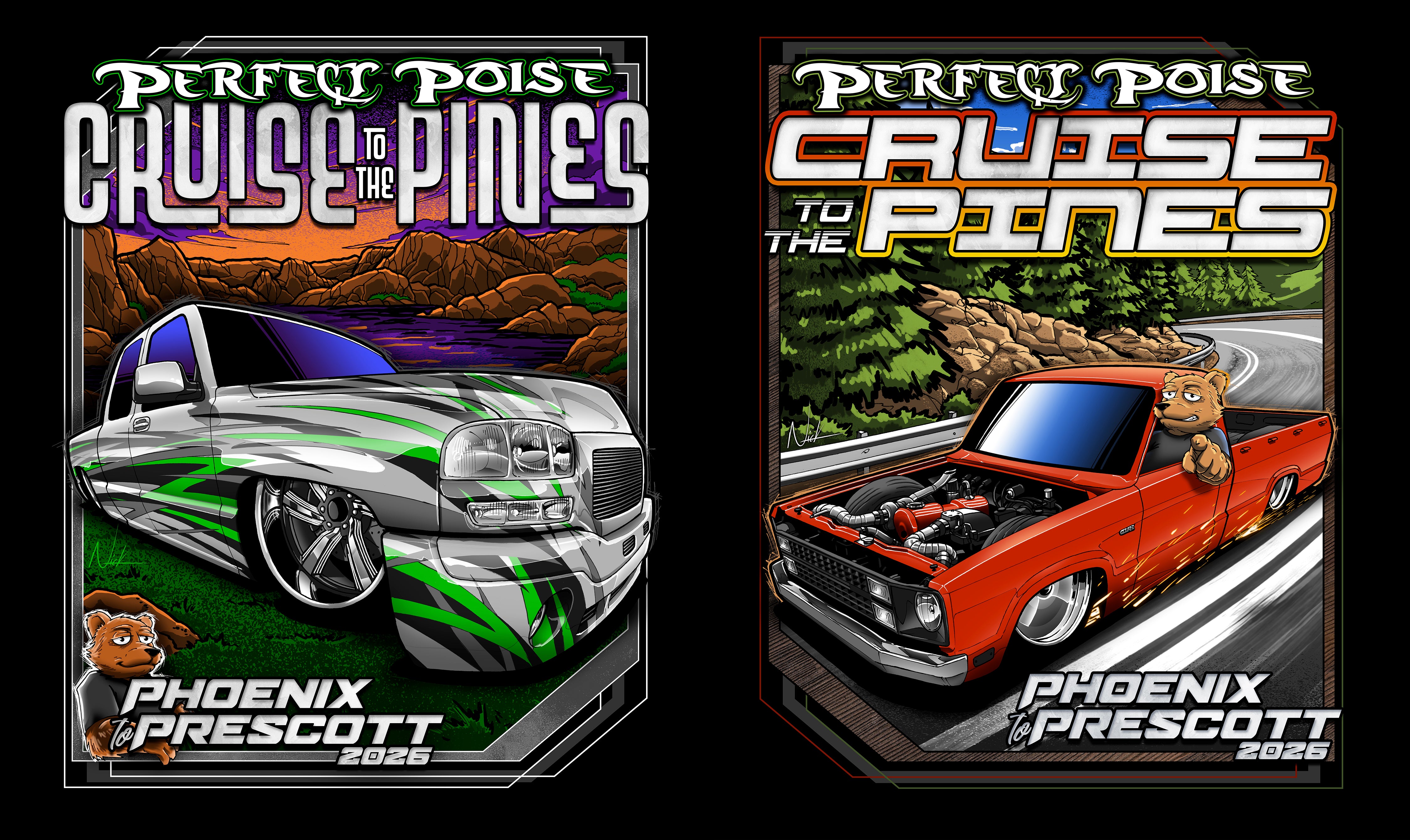 the cabs 2026 twoman tour 限定 ジップフーディー　XL 2026 AZ Event Hoodie (PICKUP ONLY) – Cruise To The Pines